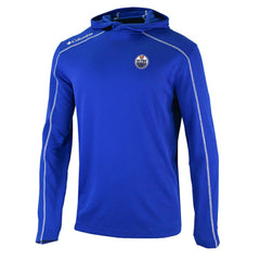 Edmonton Oilers Columbia Shotgun Omni-Wick Pullover Hoodie - Royal - NHL