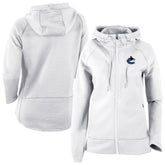 Vancouver Canucks Columbia Omni-Wick Pack It Up Full-Zip Jacket - White - NHL