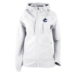Vancouver Canucks Columbia Omni-Wick Pack It Up Full-Zip Jacket - White - NHL