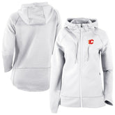 Calgary Flames Columbia Omni-Wick Pack It Up Full-Zip Jacket - White - NHL