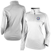 Winnipeg Jets Columbia Women's Omni-Wick Shotgun 2.0 Quarter-Zip Pullover Top - White - NHL