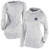 Vancouver Canucks Columbia Women's Omni-Wick Sunday Ball Pullover Hoodie - White - NHL