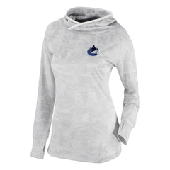 Vancouver Canucks Columbia Women's Omni-Wick Sunday Ball Pullover Hoodie - White - NHL