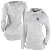 Toronto Maple Leafs Columbia Women's Omni-Wick Sunday Ball Pullover Hoodie - White - NHL