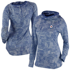 Winnipeg Jets Columbia Women's Omni-Wick Sunday Ball Pullover Hoodie - Navy - NHL