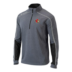 Ottawa Senators Columbia Omni-Wick Shotgun 2.0 Quarter-Zip Pullover Top - Black - NHL