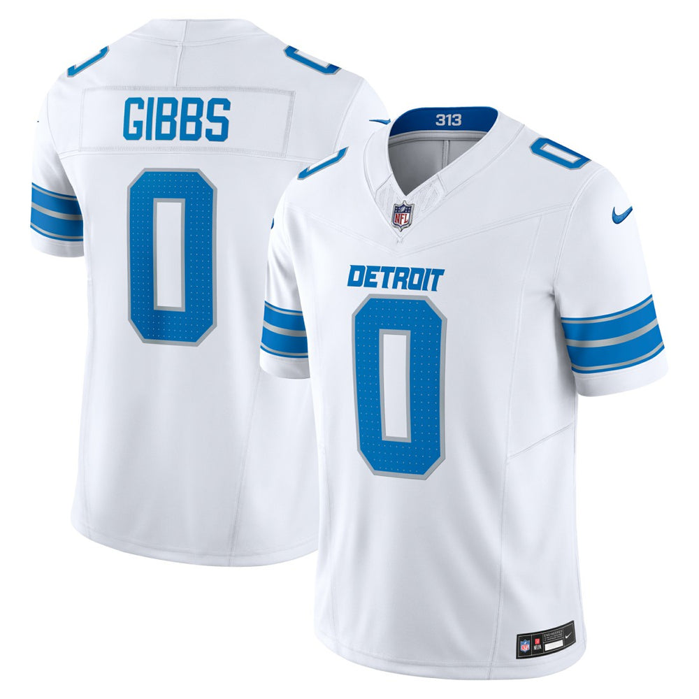 Jahmyr Gibbs Detroit Lions Vapor F.U.S.E. Limited Jersey White | Nike for Sale