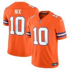 Bo Nix Denver Broncos Vapor F.U.S.E. Limited Jersey Orange | Nike for Sale