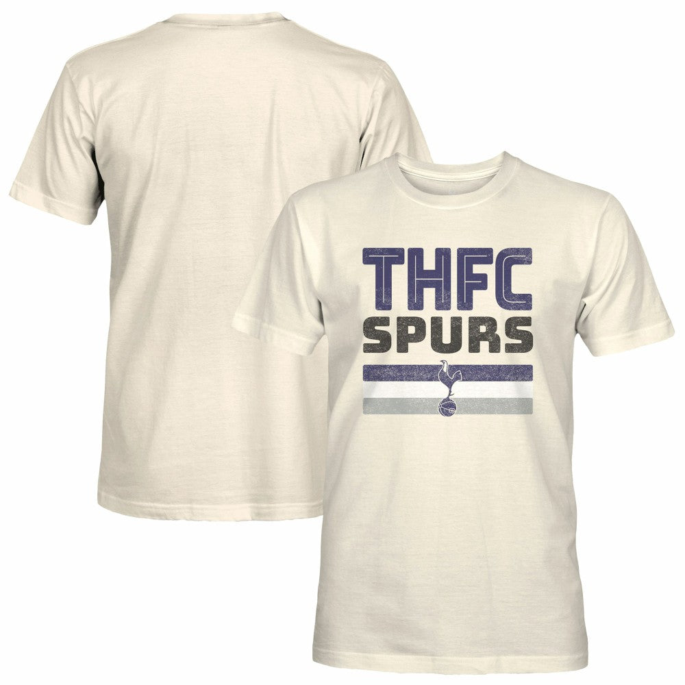 Tottenham Hotspur 1863FC Retro Stripes T-Shirt Tan - FIFA World CUP