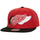 Detroit Red Wings Mitchell & Ness Soul Triple Up Snapback Hat - Red - NHL