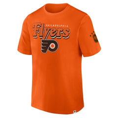 Philadelphia Flyers Fanatics Decades Collection Made To Last T-Shirt - Orange - NHL
