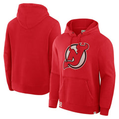 New Jersey Devils Fanatics Decades Collection Tradition Hoodie - Red - NHL