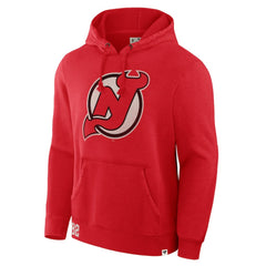 New Jersey Devils Fanatics Decades Collection Tradition Hoodie - Red - NHL