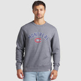 Montreal Canadiens Fanatics Decades Collection Legendary Fleece Pullover Sweatshirt - Heather Gray - NHL