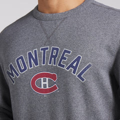 Montreal Canadiens Fanatics Decades Collection Legendary Fleece Pullover Sweatshirt - Heather Gray - NHL