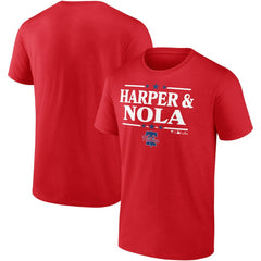 Aaron Nola & Bryce Harper Philadelphia Phillies Election Team T-Shirt - MLB