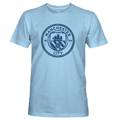 Manchester City 1863FC Mono Badge T-Shirt Sky Blue - FIFA World CUP