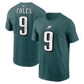 Nick Foles Philadelphia Eagles Retired Player Name & Number T-Shirt Midnight Green | Nike for Sale