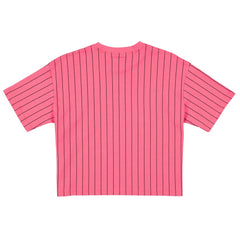 Miami Marlins New Era Women's 2025 City Connect Pinstripe T-Shirt - MLB