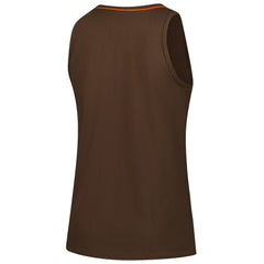 Cleveland Browns Logo Athletic Women's Plus Size Stellar Win V-Neck Tank Top Brown | NFL