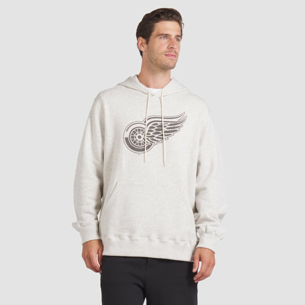 Detroit Red Wings Fanatics Made in Canada Pullover Hoodie - Cream - NHL