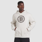 Boston Bruins Fanatics Made in Canada Pullover Hoodie - Cream - NHL