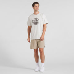 Edmonton Oilers Fanatics Made in Canada T-Shirt - Cream - NHL