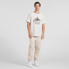 Vancouver Canucks Fanatics Made in Canada T-Shirt - Cream - NHL