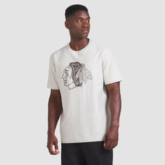Chicago Blackhawks Fanatics Made in Canada T-Shirt - Cream - NHL