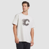 Calgary Flames Fanatics Made in Canada T-Shirt - Cream - NHL