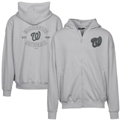 Washington Nationals Levelwear Uphill Abyssal Full-Zip Hoodie - MLB