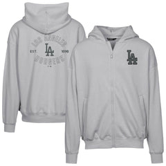 Los Angeles Dodgers Levelwear Uphill Abyssal Full-Zip Hoodie - MLB