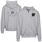 Miami Marlins Levelwear Uphill Abyssal Full-Zip Hoodie - MLB