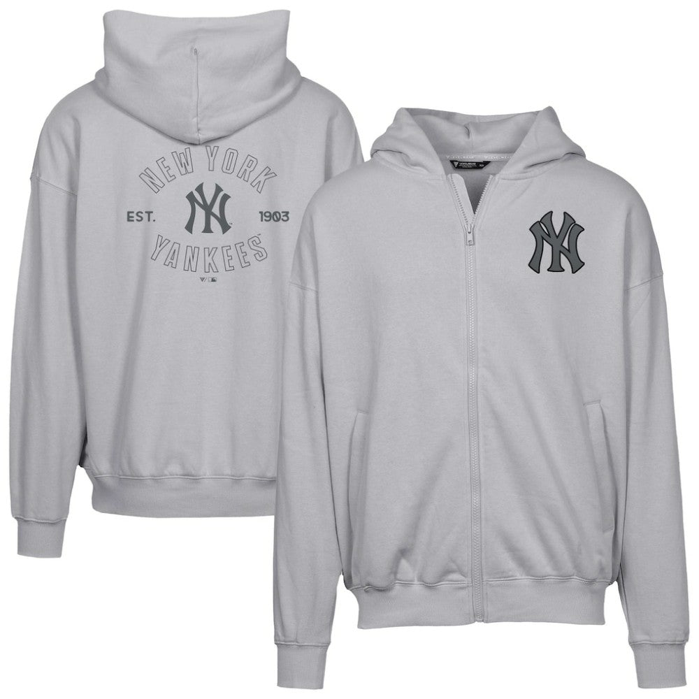New York Yankees Levelwear Uphill Abyssal Full-Zip Hoodie - MLB