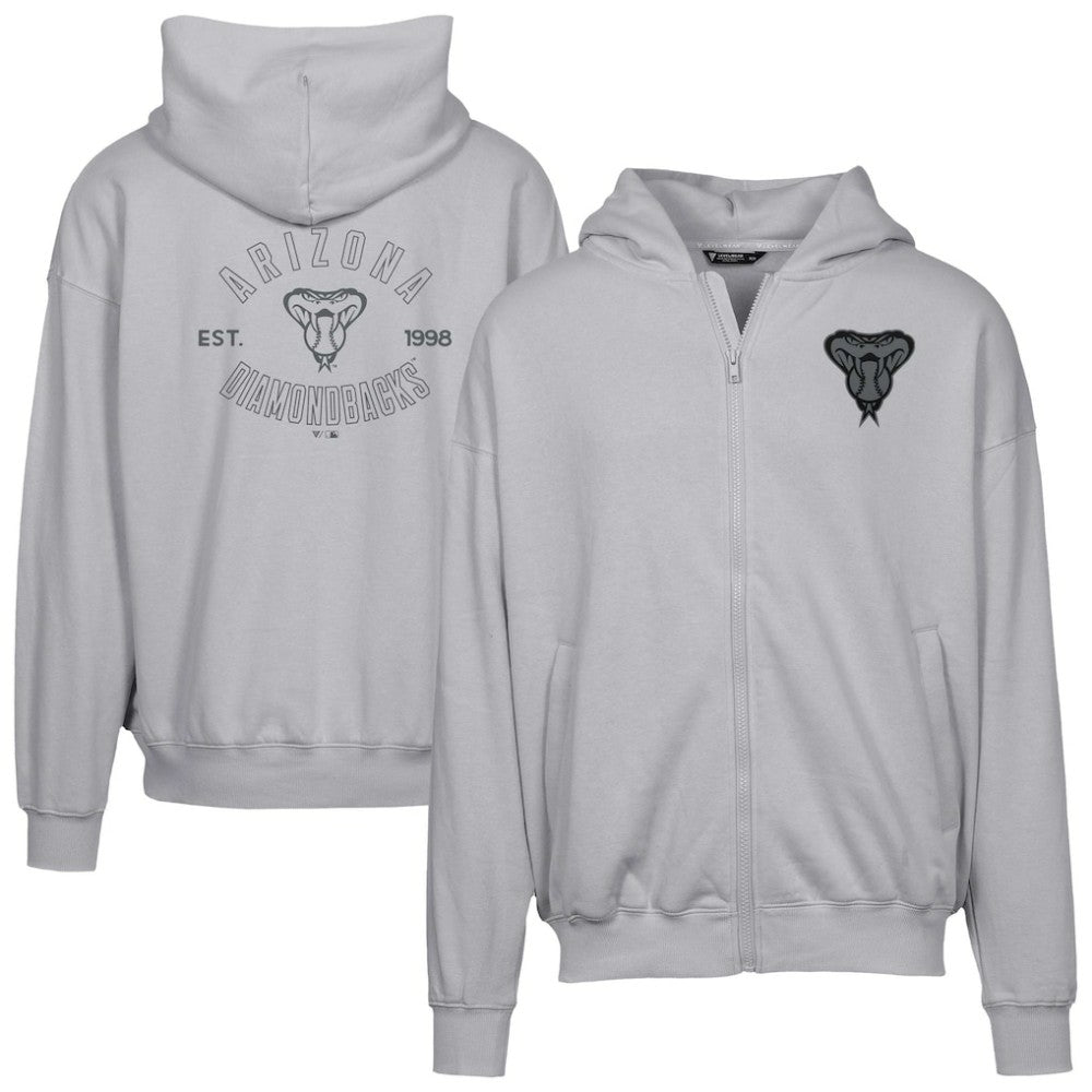 Arizona Diamondbacks Levelwear Uphill Abyssal Full-Zip Hoodie - MLB