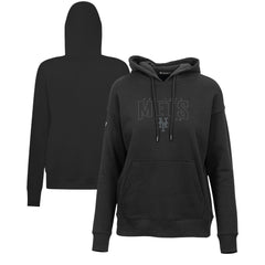 New York Mets Levelwear Women's Adorn Darkmoon Pullover Hoodie - MLB