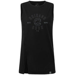 Chicago Cubs Levelwear Women's Influx Abyssal Tank Top - MLB