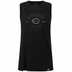 Cincinnati Reds Levelwear Women's Influx Abyssal Tank Top - MLB