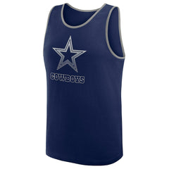 Dallas Cowboys Logo Athletic Unmatched Success Tank Top Navy | NFL