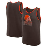 Cleveland Browns Logo Athletic Unmatched Success Tank Top Brown | NFL