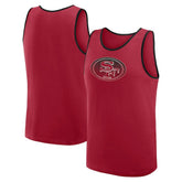 San Francisco 49ers Logo Athletic Unmatched Success Tank Top Scarlet | NFL