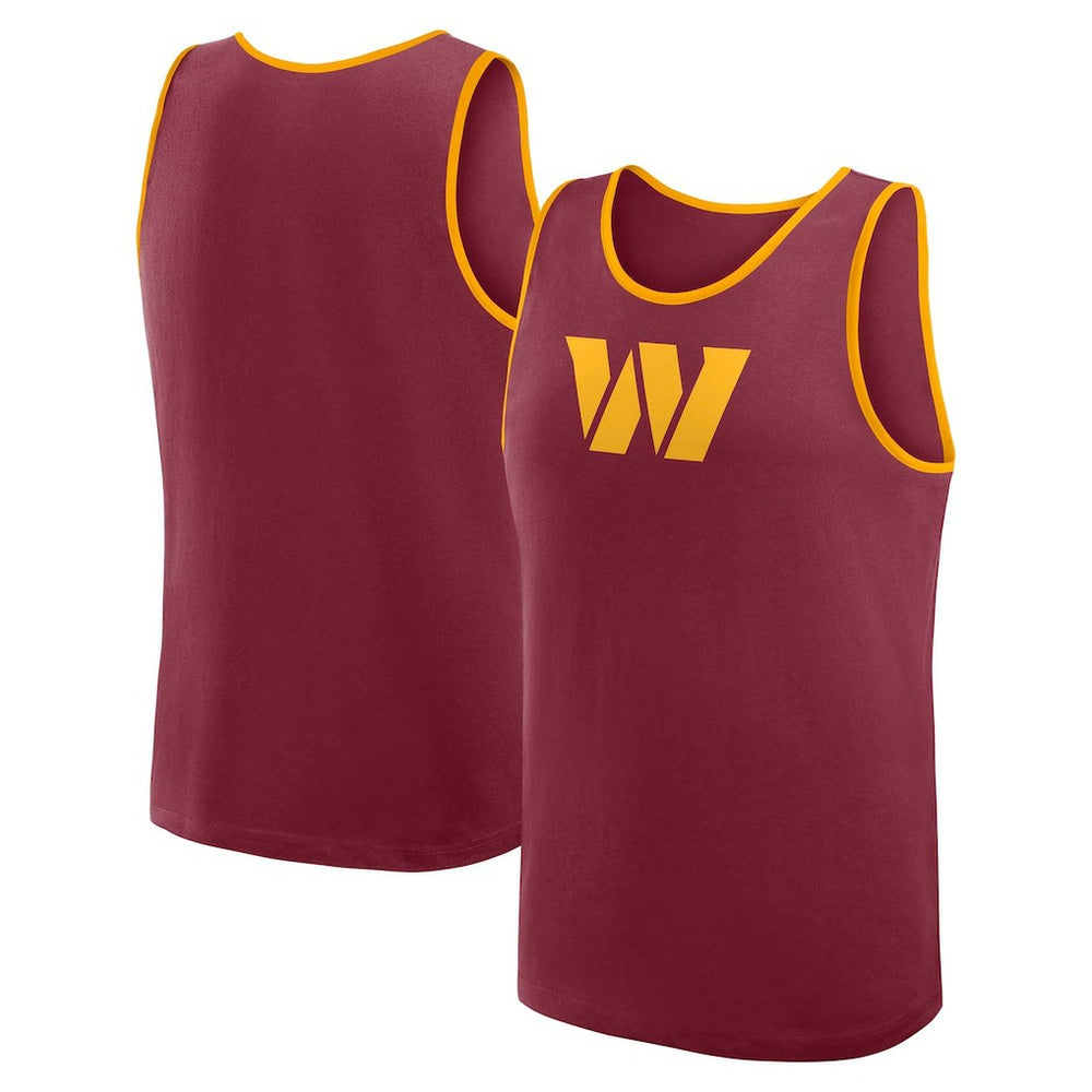 Washington Commanders Logo Athletic Unmatched Success Tank Top Burgundy | NFL
