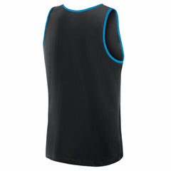 Carolina Panthers Logo Athletic Unmatched Success Tank Top Black | NFL