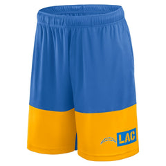 Los Angeles Chargers Logo Athletic Best of the Best Shorts Powder Blue | NFL