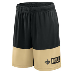 New Orleans Saints Logo Athletic Best of the Best Shorts Black | NFL
