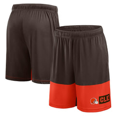 Cleveland Browns Logo Athletic Best of the Best Shorts Brown | NFL