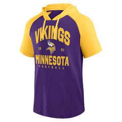Minnesota Vikings Logo Athletic Prime Hoodie T-Shirt Purple | NFL