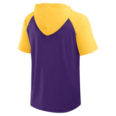 Minnesota Vikings Logo Athletic Prime Hoodie T-Shirt Purple | NFL
