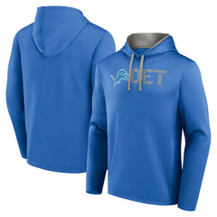 Detroit Lions Logo Athletic Head Start Pullover Hoodie Blue | NFL