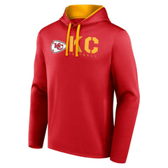 Kansas City Chiefs Logo Athletic Head Start Pullover Hoodie Red | NFL